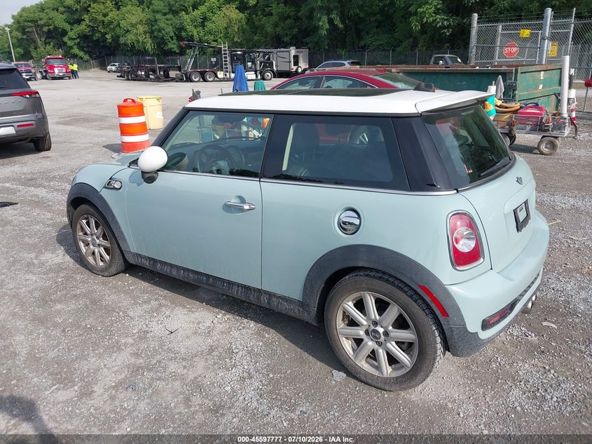 Vin: wmwsv3c56ct386118, lot: 46096155, mini cooper s 20123