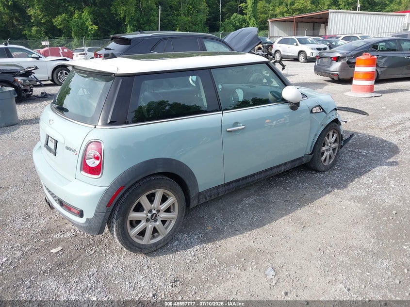 Vin: wmwsv3c56ct386118, lot: 46096155, mini cooper s 20124