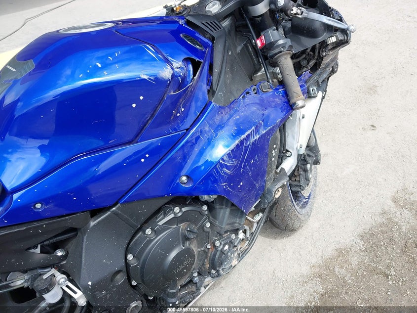 2020 Yamaha Yzfr1 VIN: JYARN66YXLA000381 Lot: 45597806