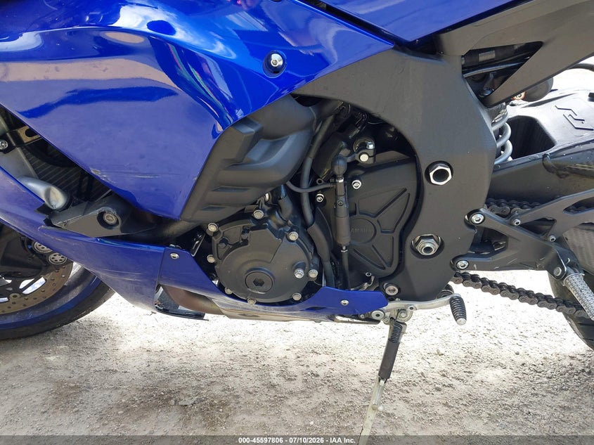 2020 Yamaha Yzfr1 VIN: JYARN66YXLA000381 Lot: 45597806
