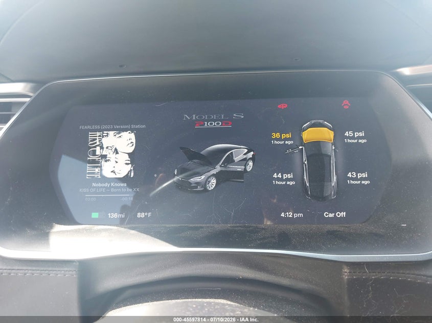 2017 Tesla Model S 100D/60D/75D/90D/P100D VIN: 5YJSA1E42HF187617 Lot: 45597814