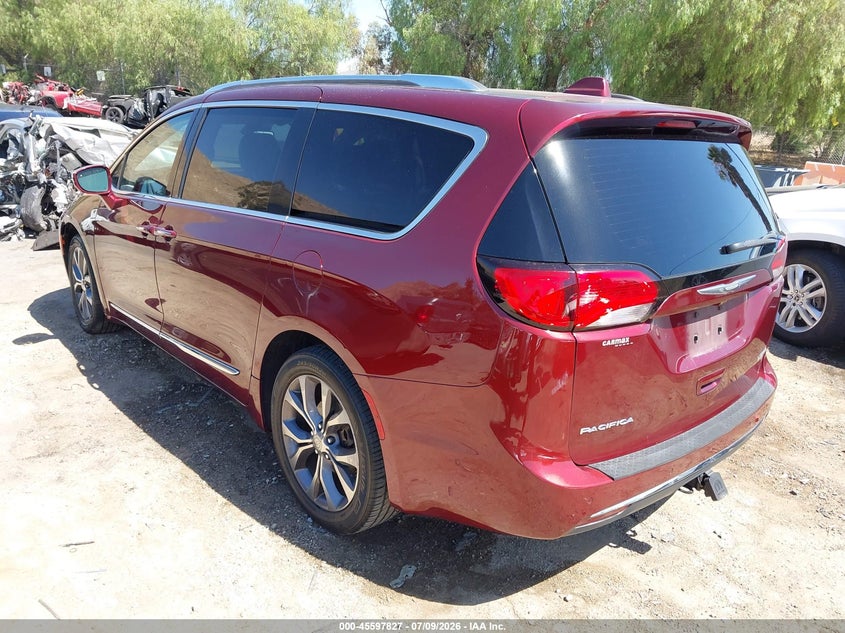 Vin: 2c4rc1gg7hr599665, lot: 46096205, chrysler pacifica limited 20173