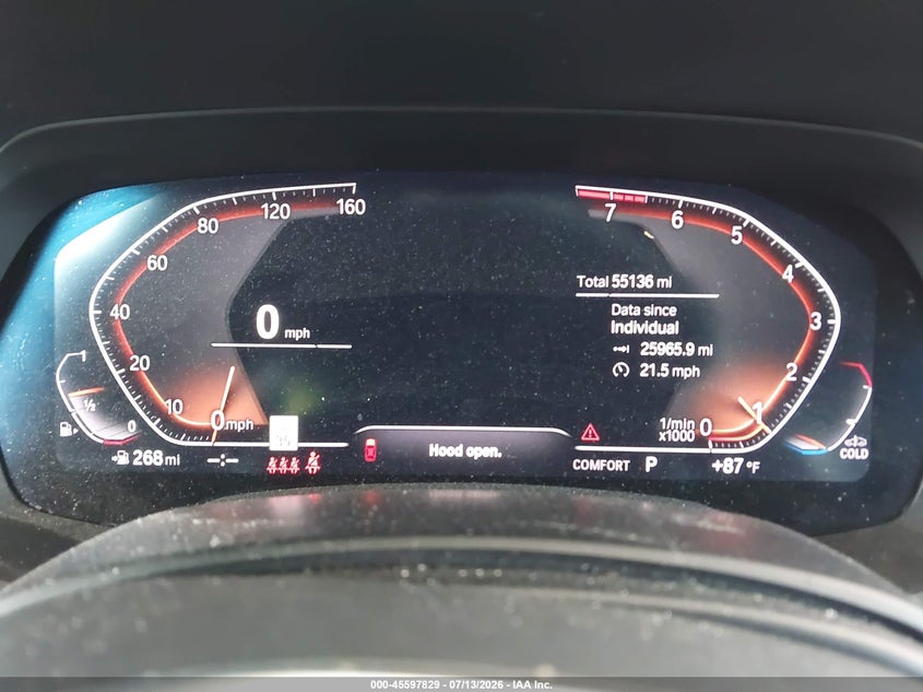 2019 BMW X5 xDrive40I VIN: 5UXCR6C54KLK87761 Lot: 45597829