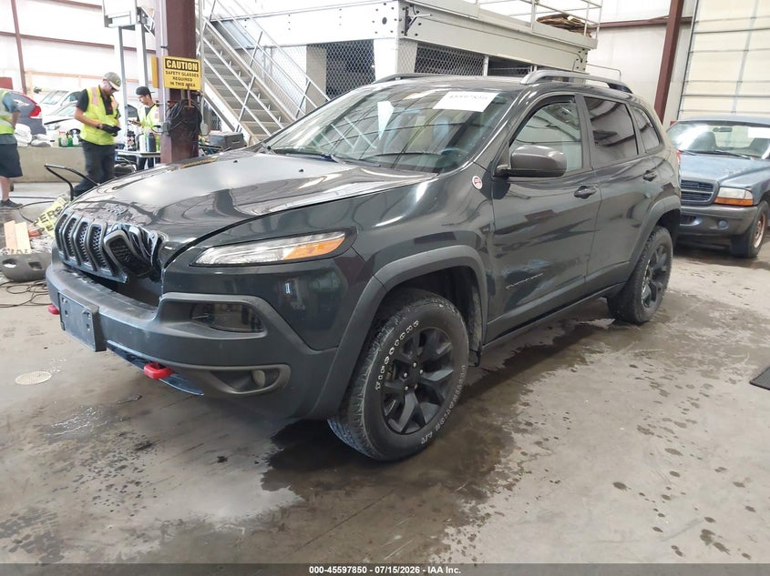 2018 Jeep Cherokee, Front End, IAAI, VIN 1C4PJMBB7JD580181 — photo 2