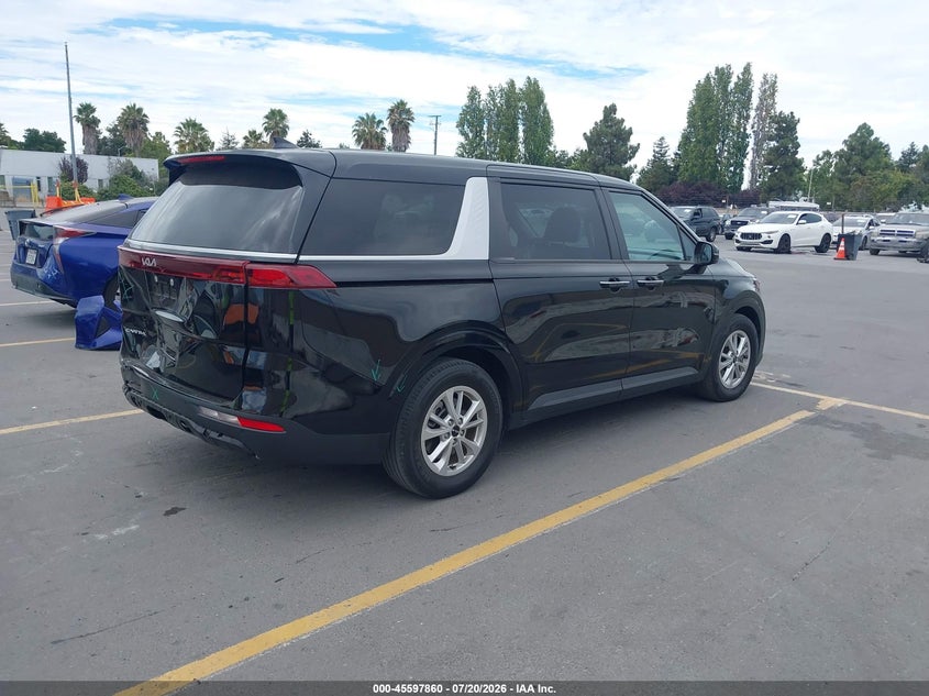 Vin: kndnb4h3xp6207394, lot: 46096238, kia carnival mpv lx seat package 20234