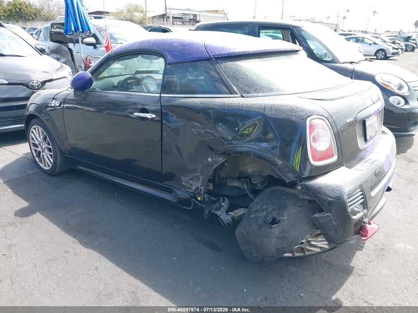 Vin: wmwsx5c54ct141114, lot: 46096252, mini john cooper works 20123