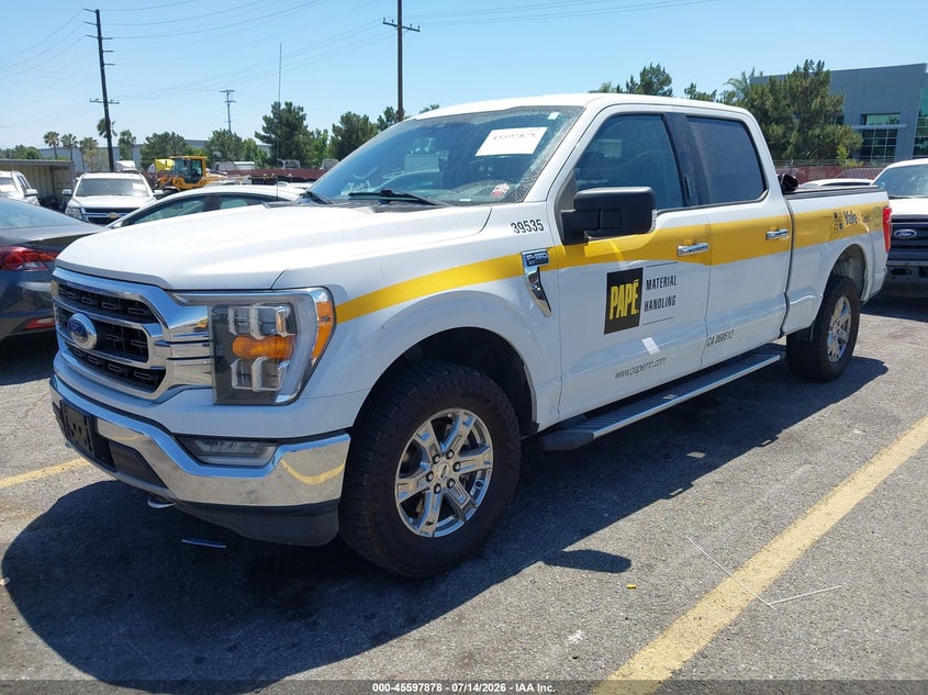 2021 Ford F-150, Невідомо, IAAI, VIN 1FTFW1E80MFC36650 — фото 2