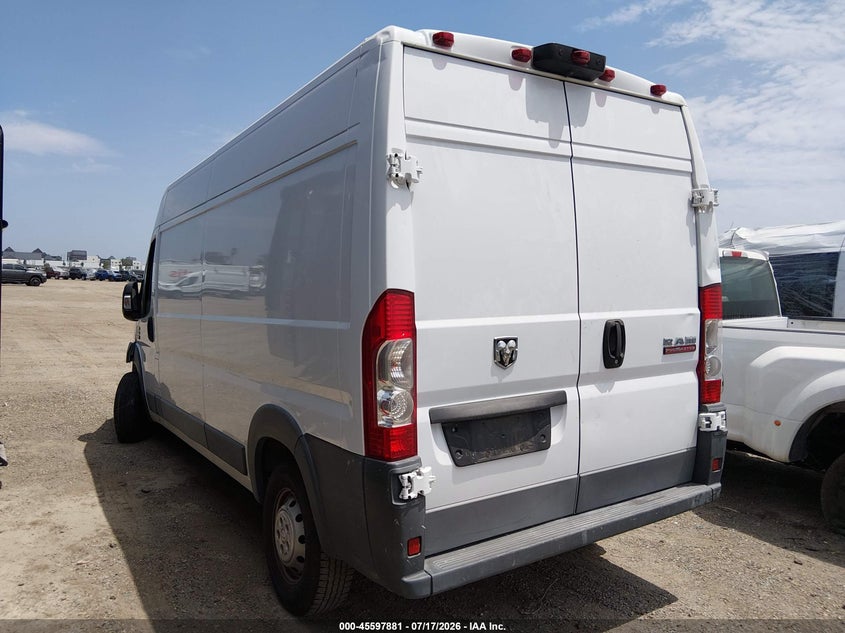 2016 Ram Promaster 2500 High Roof VIN: 3C6TRVDG9GE131749 Lot: 45597881