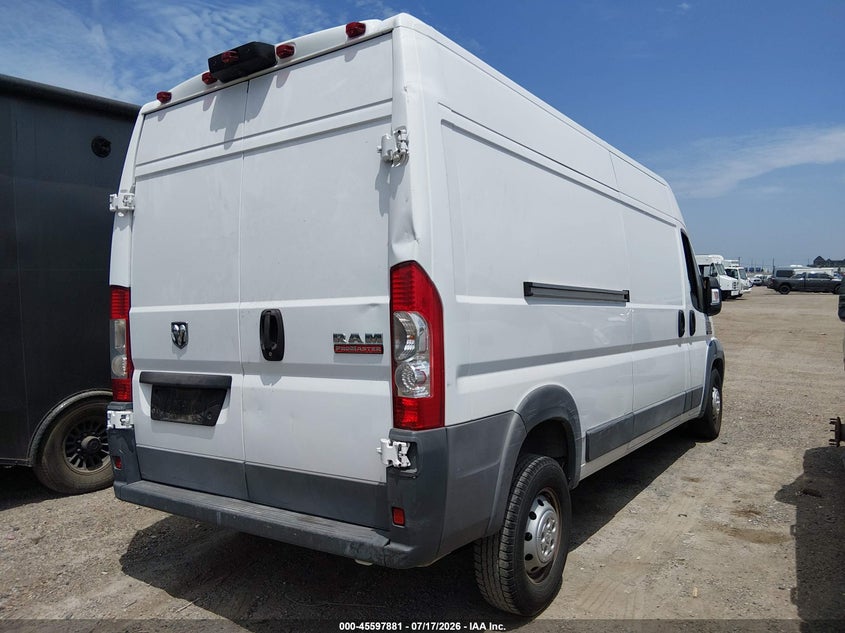 2016 Ram Promaster 2500 High Roof VIN: 3C6TRVDG9GE131749 Lot: 45597881