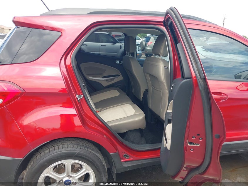 2018 Ford Ecosport Se VIN: MAJ3P1TE7JC237130 Lot: 45597893