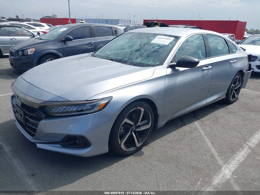 2022 HONDA ACCORD auction photo 2