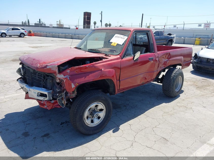 1988 Toyota Pickup, Біо/хімія, IAAI, VIN JT4RN63S6J5035638 — фото 2