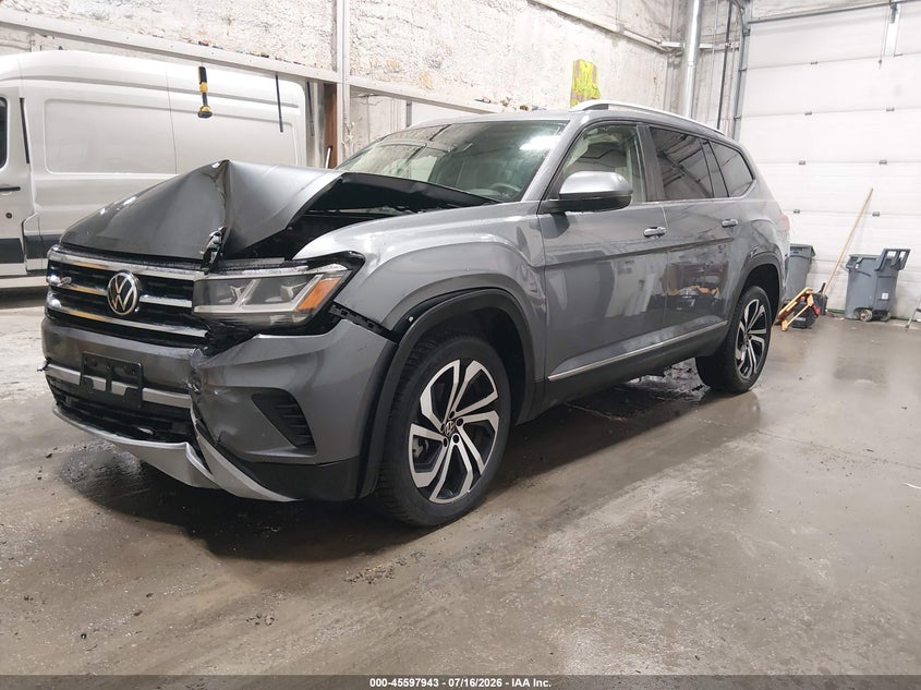 2022 VOLKSWAGEN ATLAS auction photo 2