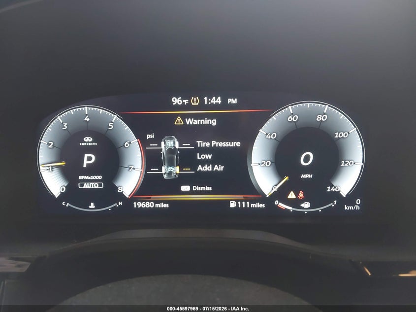 2025 Infiniti Qx60 Luxe Awd VIN: 5N1AL1FS9SC347186 Lot: 45597969