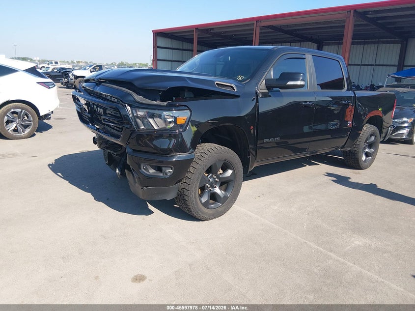 Vin: 1c6srfft6kn711038, lot: 46096356, ram 1500 big horn/lone star  4x4 5'7 box 20192