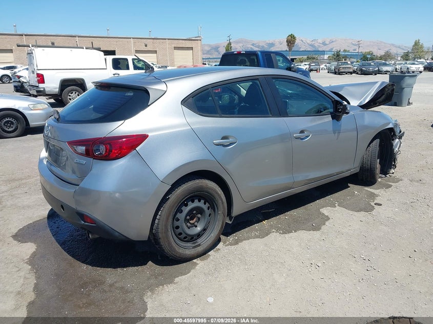 Vin: jm1bm1j70g1347704, lot: 46096373, mazda mazda3 i sport 20164