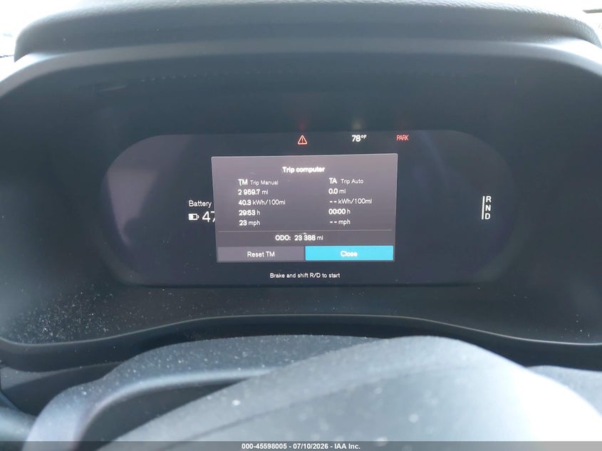 2021 VOLVO XC40 RECHARGE PURE ELECTRIC auction photo 7