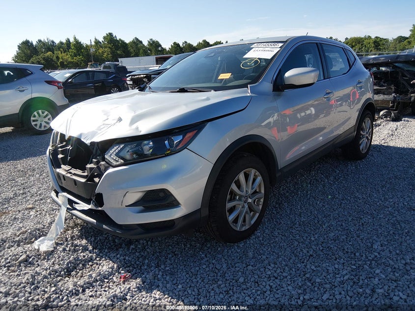 2021 Nissan Rogue Sport S Awd Xtronic Cvt, Front End, IAAI, VIN JN1BJ1AW8MW660176 — photo 2
