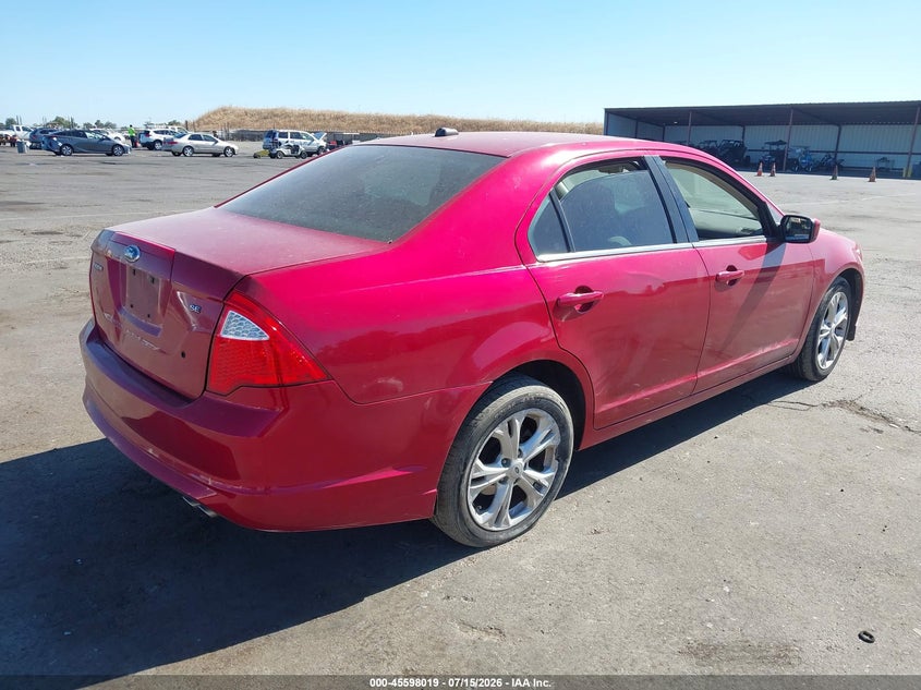 Vin: 3fahp0ha1cr398048, lot: 46096397, ford fusion se 20124