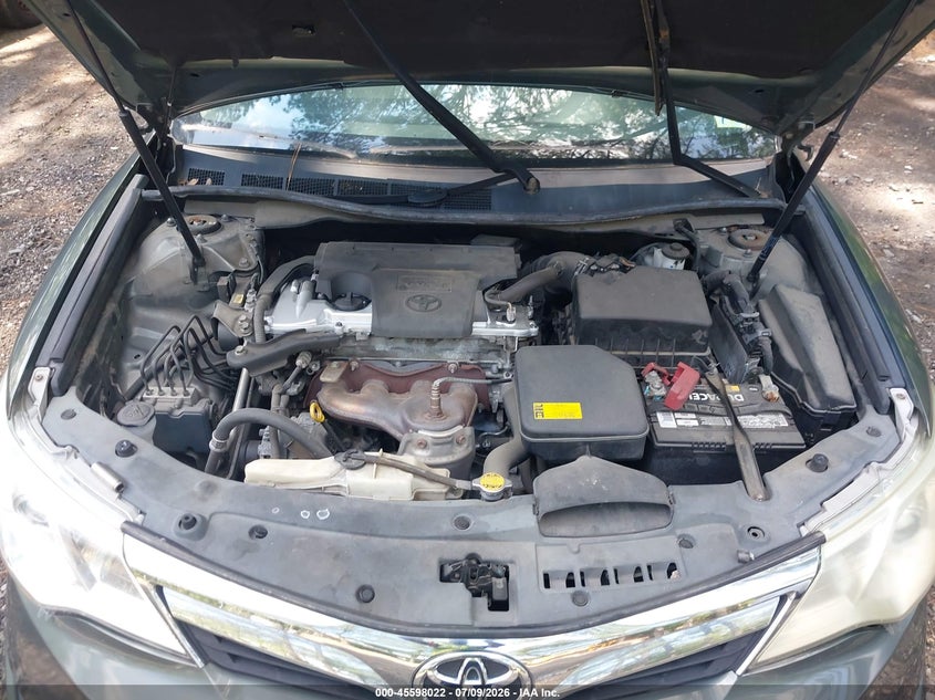 2012 TOYOTA CAMRY SEDAN 2.5L I-4 DOHC, VVT, 173HP