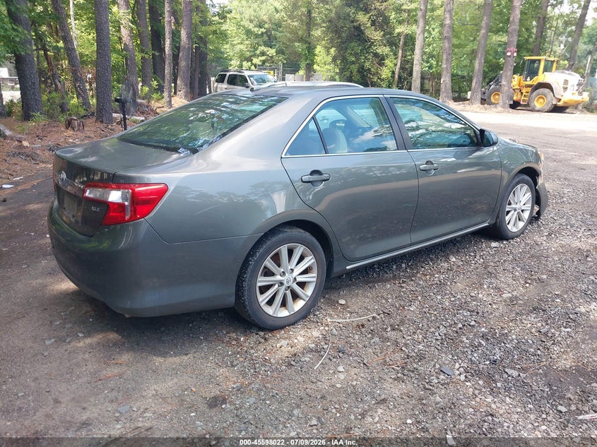 2012 TOYOTA CAMRY SEDAN 2.5L I-4 DOHC, VVT, 173HP