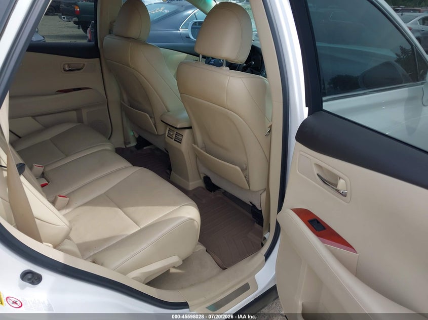 2010 Lexus Rx 350 VIN: 2T2BK1BA9AC023939 Lot: 45598028