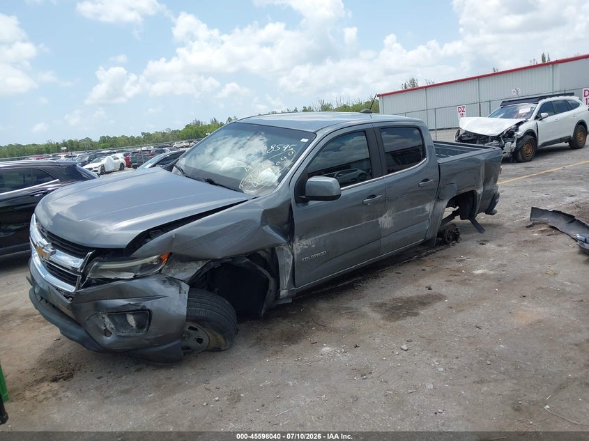 Vin: 1gcgscen4j1258595, lot: 46096418, chevrolet colorado lt 20182