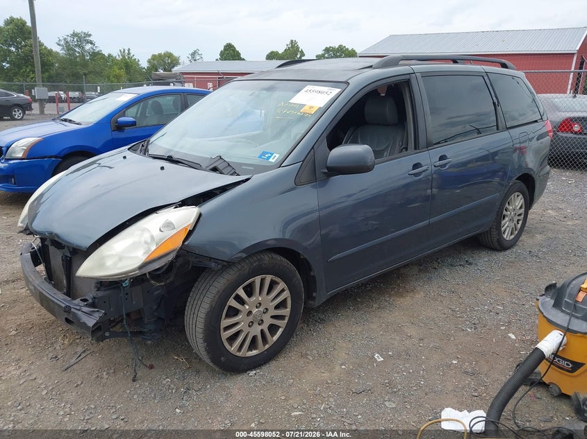 Vin: 5tdyk4cc6as313059, lot: 46096430, toyota sienna xle 20102