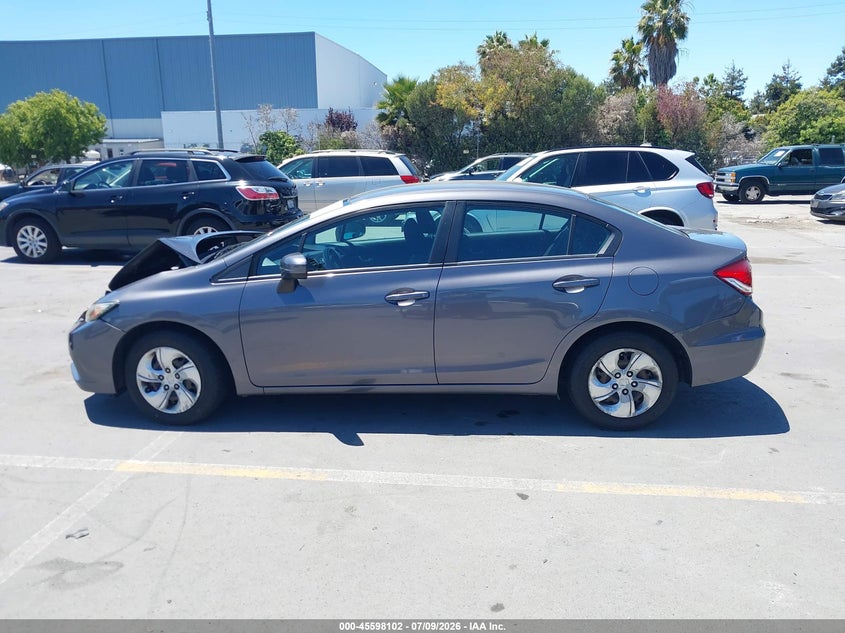 2014 HONDA CIVIC SEDAN 1.8L I-4 VVT, 143HP