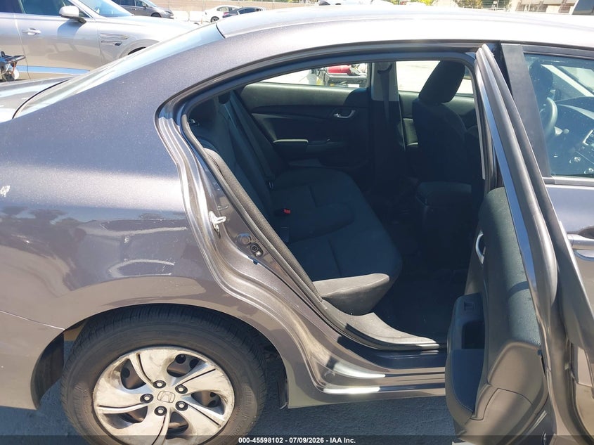 2014 HONDA CIVIC SEDAN 1.8L I-4 VVT, 143HP