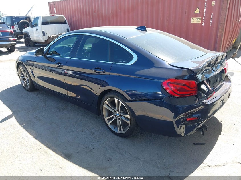 Vin: wba4j1c59jbg79008, lot: 46096508, bmw 430i gran coupe 20183