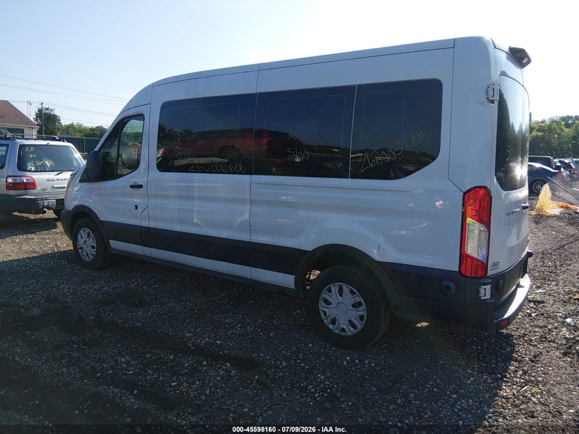 Vin: 1fbzx2cm9kkb64808, lot: 46096538, ford transit-350 xlt 20193