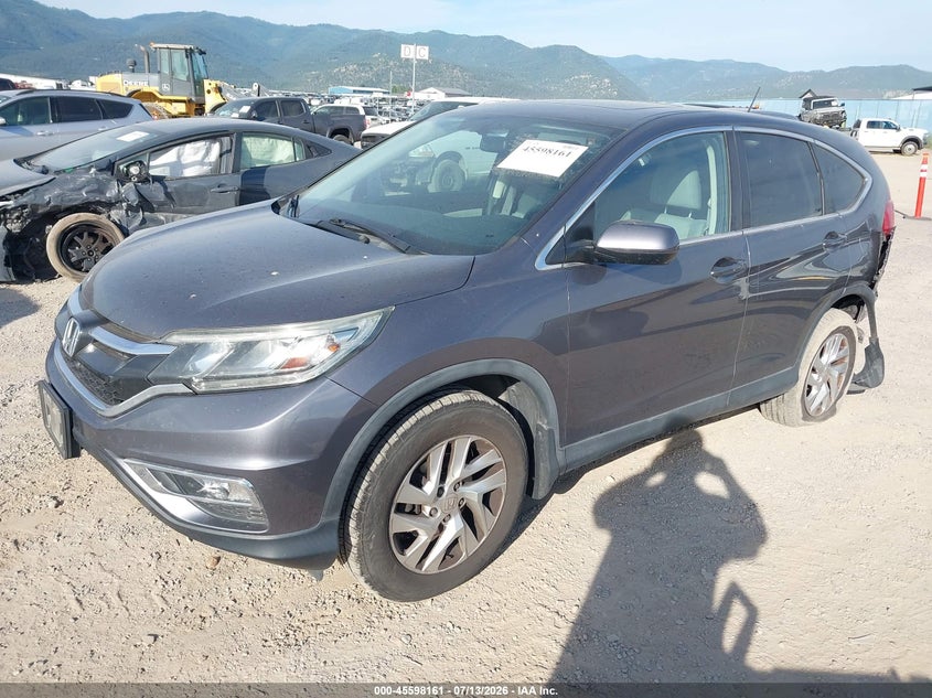 2015 Honda CR-V, Левый зад, IAAI, VIN 5J6RM4H52FL065890 — фото 2