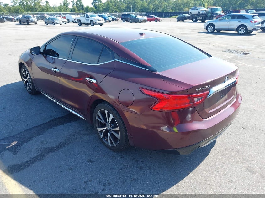 Vin: 1n4aa6ap8hc412599, lot: 46096563, nissan maxima 3.5 s 20173