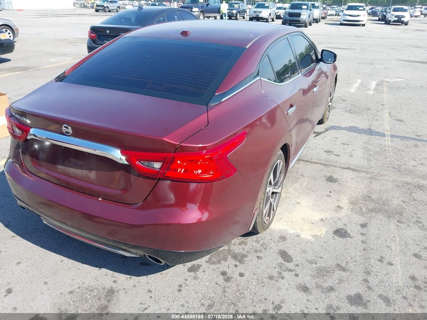 Vin: 1n4aa6ap8hc412599, lot: 46096563, nissan maxima 3.5 s 20174