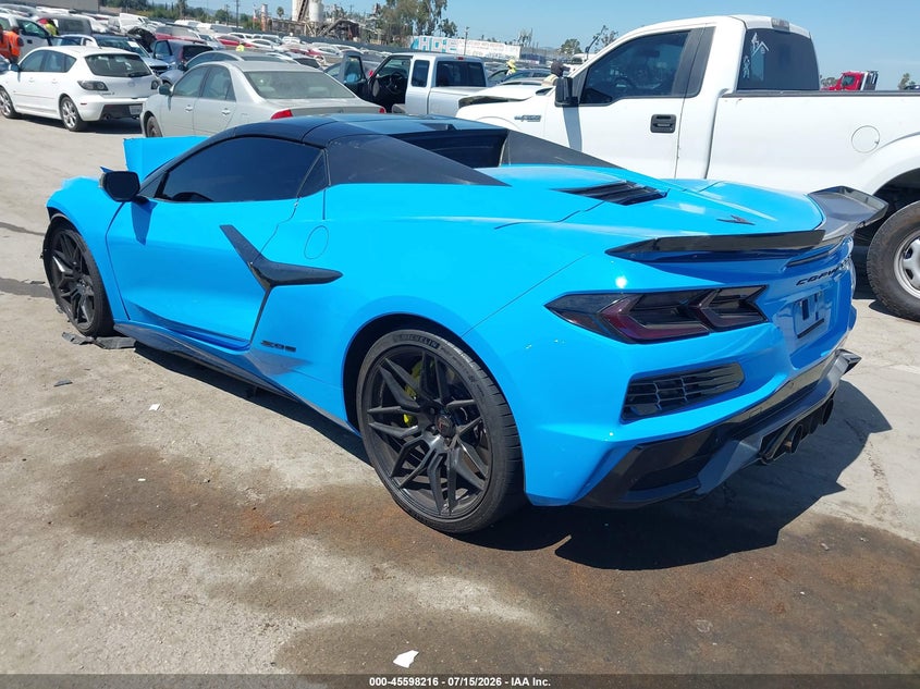 Vin: 1g1yf3d32p5600936, lot: 46096594, chevrolet corvette z06 rwd  3lz 20233