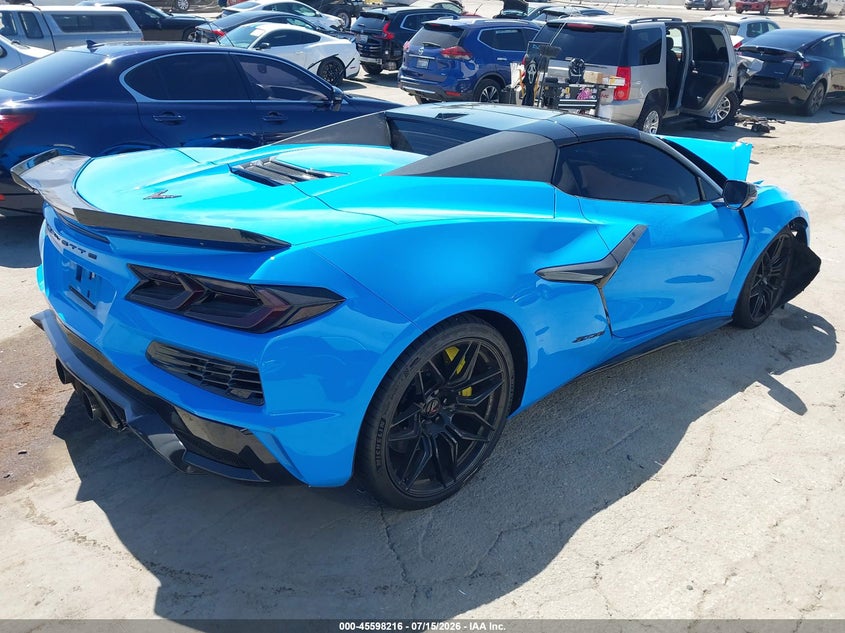 Vin: 1g1yf3d32p5600936, lot: 46096594, chevrolet corvette z06 rwd  3lz 20234