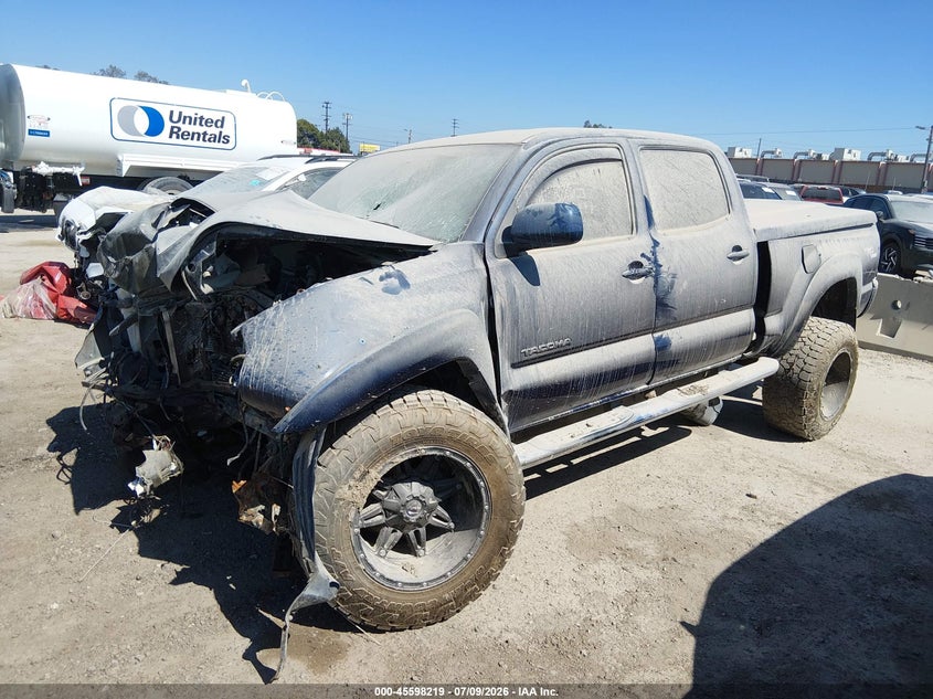2006 Toyota Tacoma Prerunner V6, Удар спереди, IAAI, VIN 3TMKU72N76M005345 — фото 2