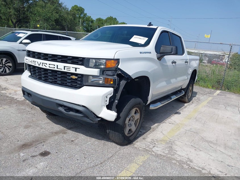 2020 Chevrolet Silverado 1500 2wd  Short Bed Custom 3GCPWBEH8LG130812 photo 1