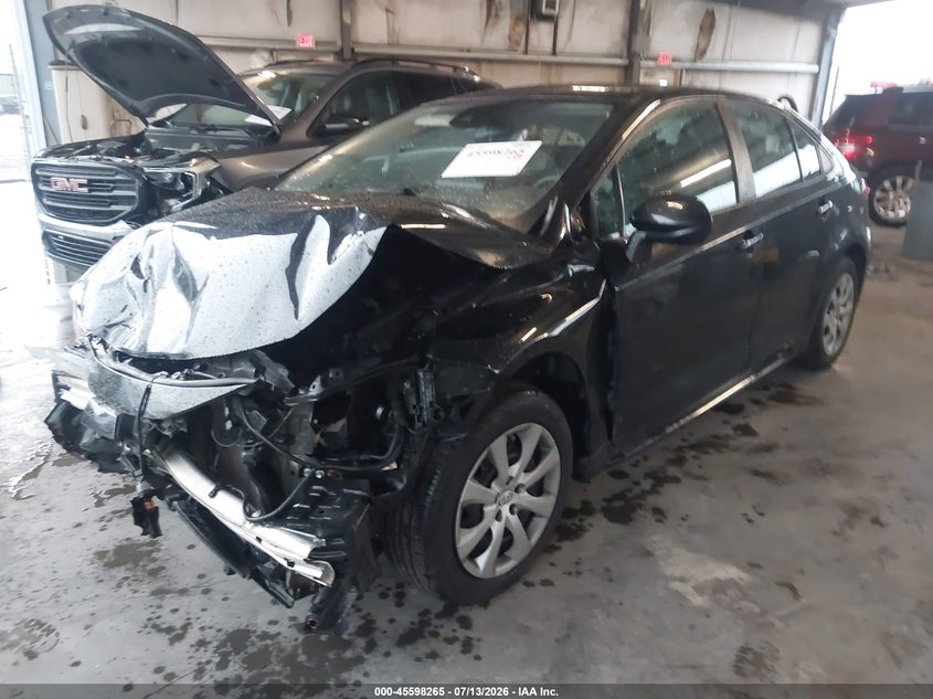 2022 Toyota Corolla, Front End, IAAI, VIN 5YFEPMAE4NP318252 — photo 2