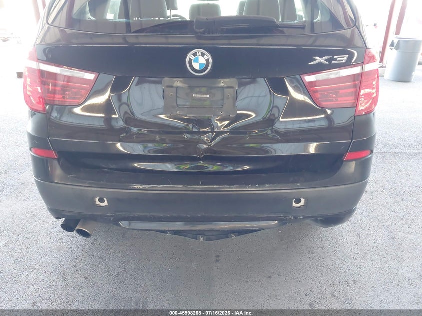 2014 BMW X3 xDrive28I VIN: 5UXWX9C51E0D36993 Lot: 45598268