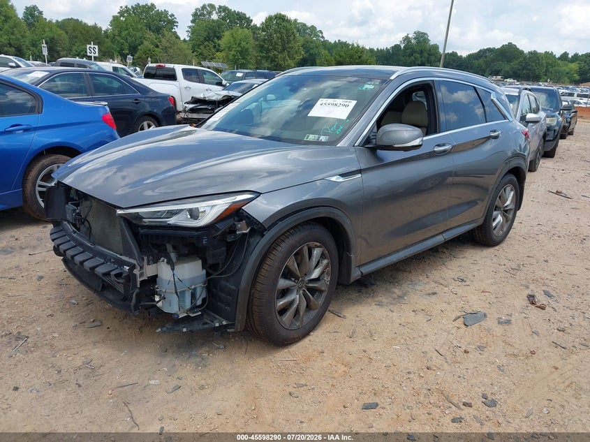 Vin: 3pcaj5cb4mf104042, lot: 46096668, infiniti qx50 essential awd 20212