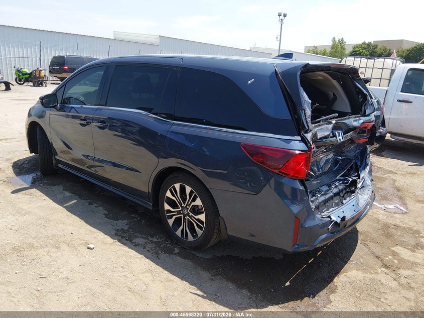 Vin: 5fnrl6h97tb025889, lot: 46096698, honda odyssey elite 20263