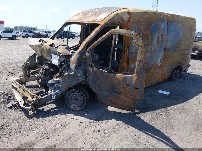 2019 Ford Transit, Полностью сгорел, IAAI, VIN 1FTBW2CM6KKB43544 — фото 2