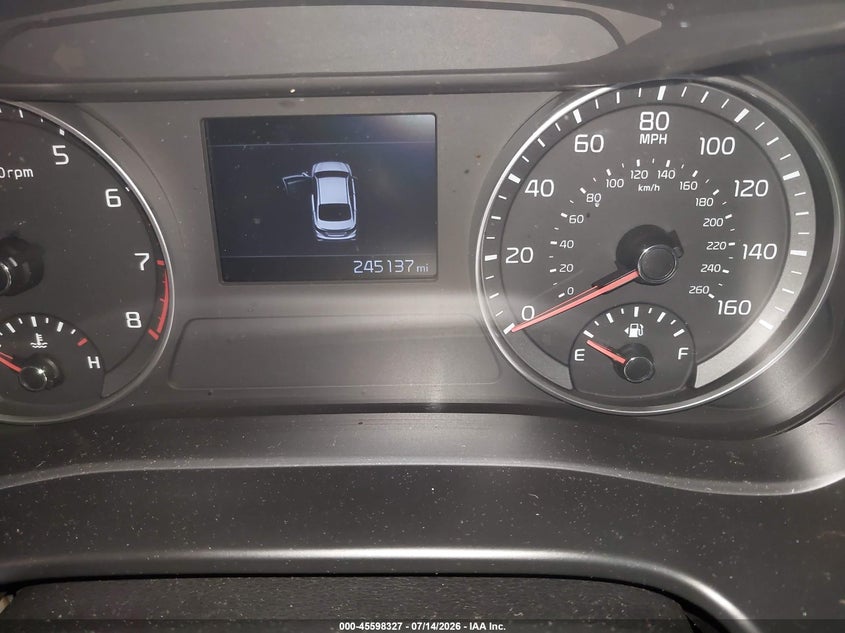 2021 Kia Forte Lxs VIN: 3KPF24AD7ME377161 Lot: 45598327