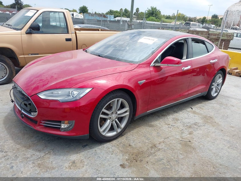 2014 Tesla Model S 5YJSA1S12EFP60697 photo 1