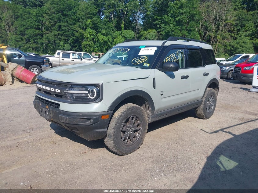2023 FORD BRONCO SPORT SPORT UTILITY VEHICLE 1.5L I-3 DI, DOHC, VVT, TURBO, 181HP