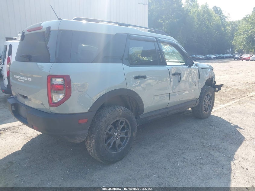 2023 FORD BRONCO SPORT SPORT UTILITY VEHICLE 1.5L I-3 DI, DOHC, VVT, TURBO, 181HP