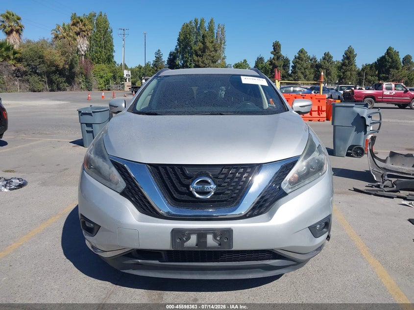 2018 Nissan Murano Sv VIN: 5N1AZ2MH7JN131769 Lot: 45598363