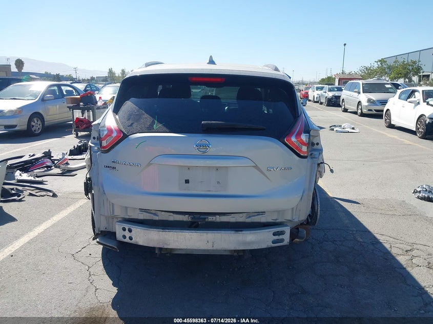 2018 Nissan Murano Sv VIN: 5N1AZ2MH7JN131769 Lot: 45598363